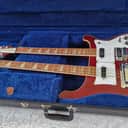 1981 Rickenbacker 4080 6/4 Double Neck 4001 Bass 480 Guitar Burgundy Red