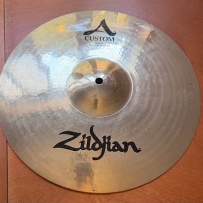 Zildjian 14" A Custom Hi-Hat Cymbals (Pair) 1991 - Present - Brilliant image 3
