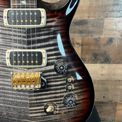 SALE! PRS 40th Anniversary Custom 24-08 Semi-Hollow, Charcoal Tri-Color Burst, 10 Top, Free Ship, 065 image 14