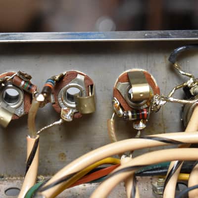 1967 Ampeg B-15N Portaflex Tube Amplifier Flip-Top Modified Black w/ 1x15" Cabinet image 21