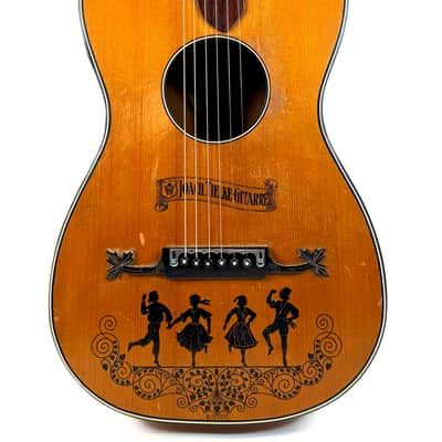 Parlor Guitar Label Caspar Eder (Joach. Tielke Gitarre) 1900s image 2