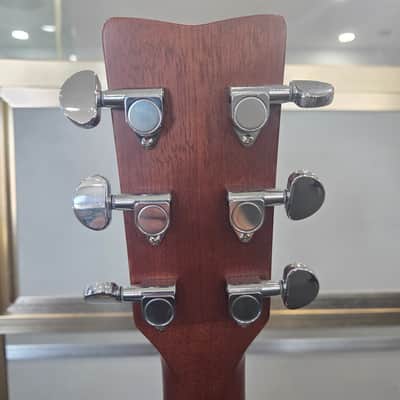 Yamaha FG-TA TransAcoustic Dreadnought 2010s - Brown Sunburst image 8
