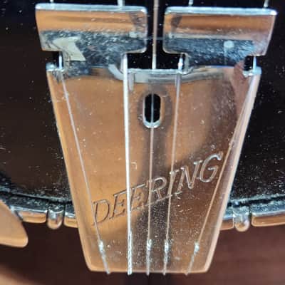 Deering Black Diamond Banjo w/ Hardcase,  5th String Railroad Spike, Natural/Black, ca 2017 image 11