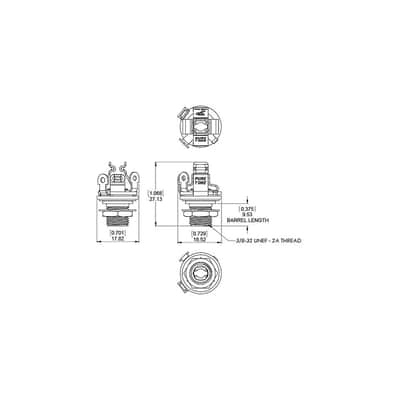 Pure Tone Multi Contact Output Jack Nickel Mono image 4