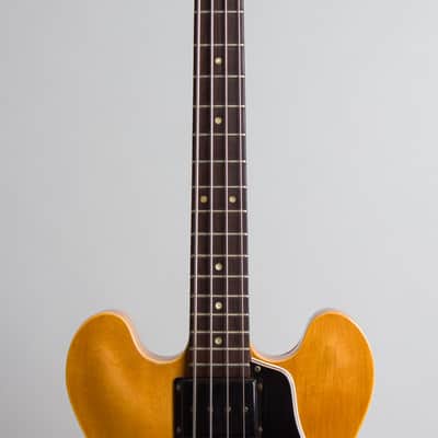 Gibson  EB-2N Electric Bass Guitar (1959), ser. #A-34919, black tolex hard shell case. image 8