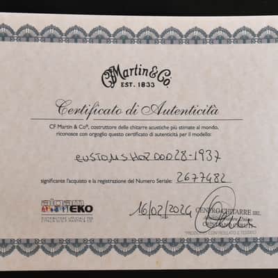 Martin 000-28 #10CE-07 Custom Expert Authentic 1937 Light Aged image 8