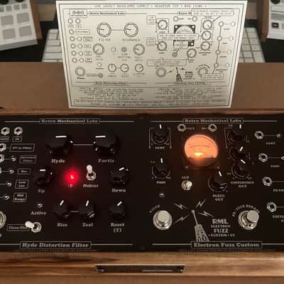 Retro Mechanical Labs Hyde Distortion Filter / EFCcv Combo Walnut - with custom 1/4” mod from RML image 1