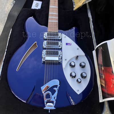 ♚TIMEWARP♚RARE♚2009 Rickenbacker 370-12 String ♚ MIDNIGHT BLUE ! ♚360♚£80 SETUP♚ image 4