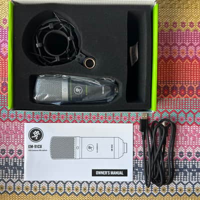 Mackie EM-91CU Large Diaphragm Cardioid USB Condenser Microphone 2020 - Present - Black image 5