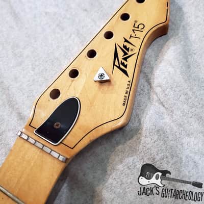 Peavey T-15 Bi-Laminate Maple Guitar Neck (1980s, Natural Gloss) image 7