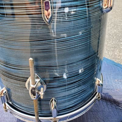 Tempro (pearl) Vintage MIJ 1960s - Blue Strata three piece image 21