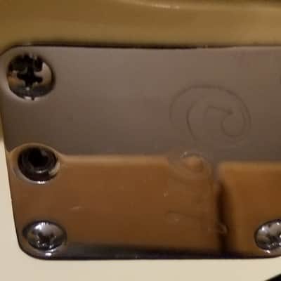 Cort Precision P Bass 1990's Vintage White Maple Neck Schaller Machines Inc Hardshell Case image 8
