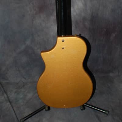 1958 Supro 33 Special Belmont Short Scale Gold Kluson Pro Setup Original Soft Shell Case image 9