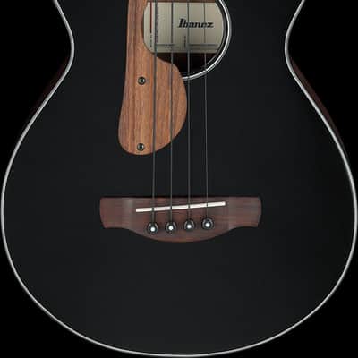 Ibanez AEGB24EBKH - 4 String Acoustic Electric Bass Guitar - Black High Gloss (AEGB24EBKH) image 14