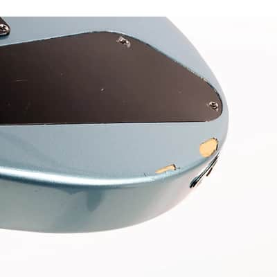 D'Angelico Premier Series Bedford SH Limited-Edition Electric Guitar With Tremolo - Ice Blue Metallic image 5