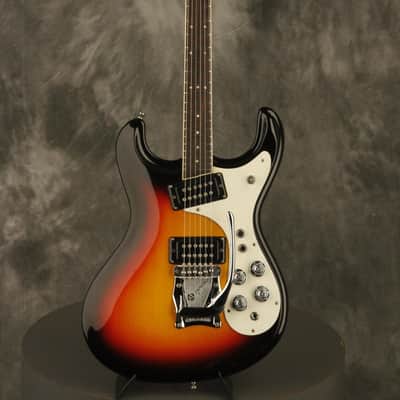 original 1973 Mosrite V-II Sunburst image 2