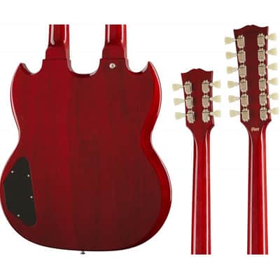 Gibson Custom EDS-1275 Double Neck Cherry Red Gloss image 8