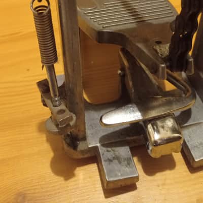 Amati Kraslice Rare Bass Drum pedal 70s-80s - Vintage chrome image 9