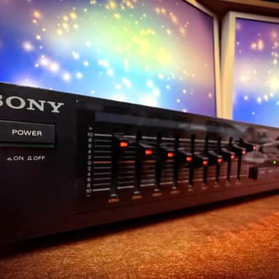 SONY SEQ-210 🌈RaRe🌈 Vintage Stereo Graphic Equalizer image 3