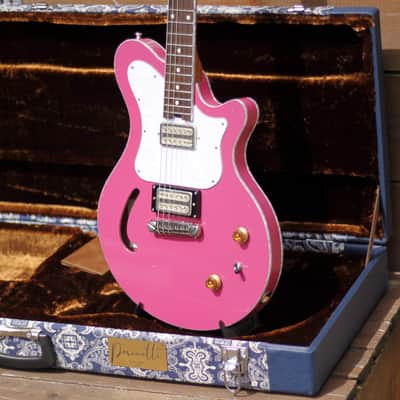 Perinetti Lancia Semi-Hollow - Pink Gold Sparkle image 1