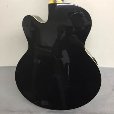 Ibanez AEB5E-BK Standard 2009 - 2019 - Black High Gloss with Hard Shell Case image 6