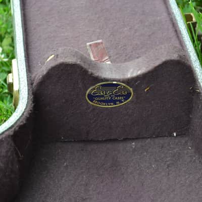 Vintage 1960's Gretsch Electric Guitar 16" Thinline Case Brooklyn Chicago Ess & Ess image 3