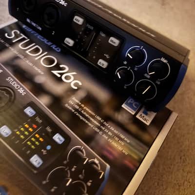 PreSonus Studio 26C 2x4 USB-C Audio / MIDI Interface 2019 - Present - Black image 2