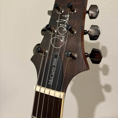 PRS McCarty 594 Soapbar Wood Library 10-Top Brazilian Rosewood Fretboard, Korina Body - 2018 - Fire Red Burst image 4