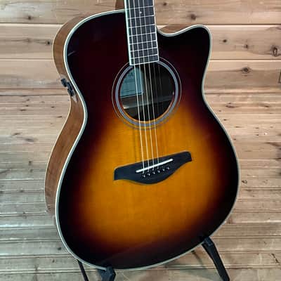 Yamaha FSC-TA TransAcoustic Guitar- Brown Sunburst image 1