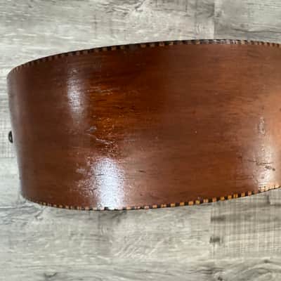 Antique 1920s Parlor Guitar Oscar Schmidt George Washburn Regal Supertone Walnut image 12