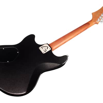 Guild SURFLINER DELUXE Electric Guitar (Black Metallic) image 6