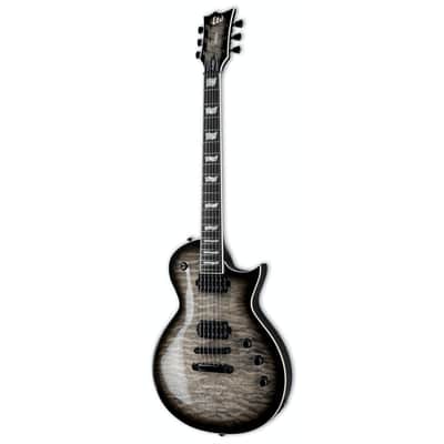 ESP LTD Eclipse EC-1000 - Macassar Ebony Fingerboard, Charcoal Burst image 2