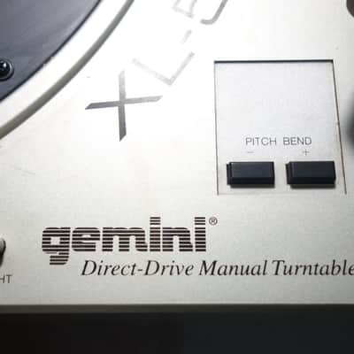 Vintage DJ Turntable GEMINI XL-500 II Direct Drive - Pitch +10% + Pitch Bend image 13