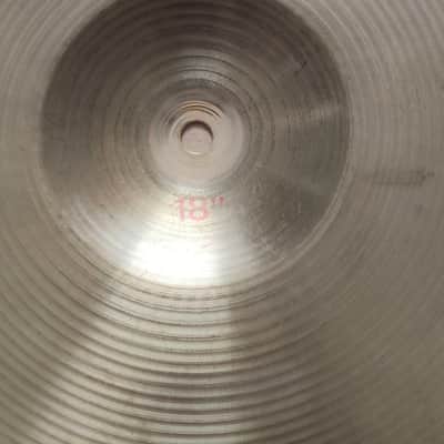 Paiste Formula 602 18" Thin Crash/Ride (1965-1972) Solid Stamp image 4