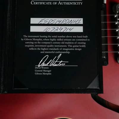Gibson ES 335 Memhpis Cherry Satin 2014 - Cherry Satin image 19