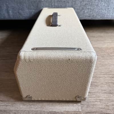 Pre-CBS 1962 Fender Bandmaster Amp 6G7-A Blonde Brown Face Beige Grille Cloth image 5