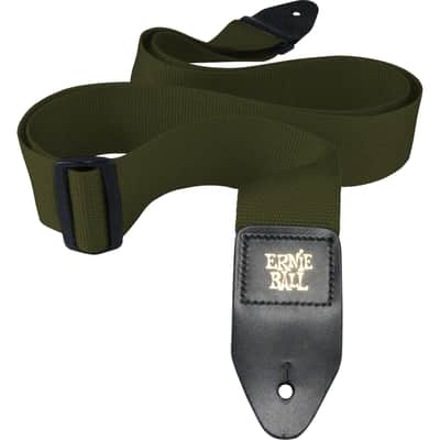 Ernie Ball Olive Green Polypro Guitar Strap