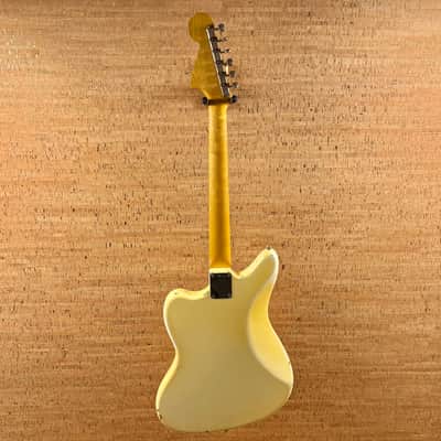 Fender Jaguar 1963 - Olympic White with Matching Headstock image 5