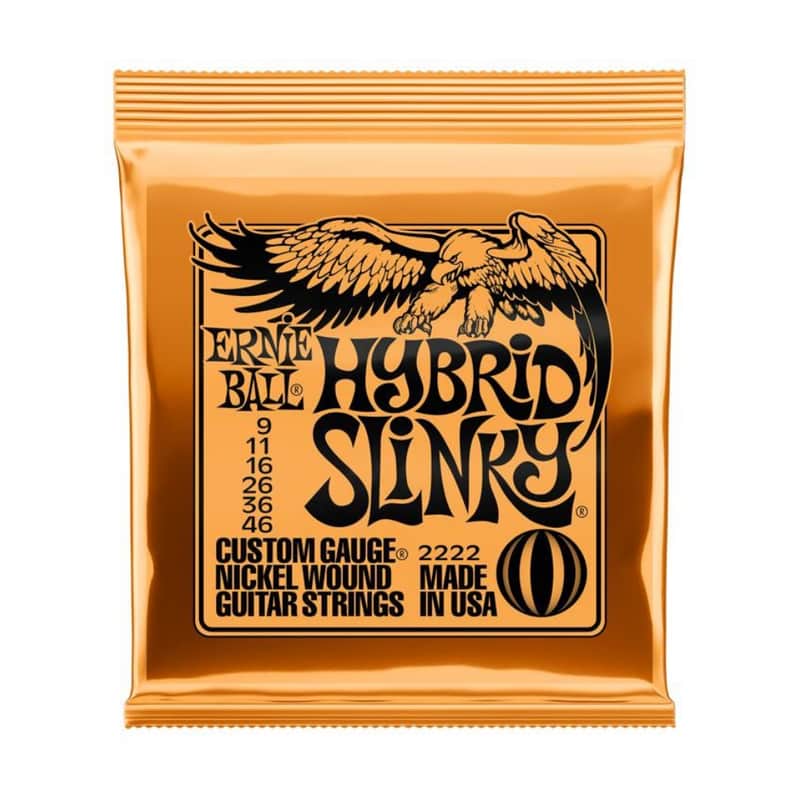 Ernie Ball 2222 Hybrid Slinky Electric Guitar Strings, .009, - .046 image 1