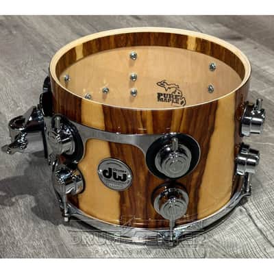 DW Collectors Standard Maple 6pc Drum Set Exotic Chechen w/Chrome Hw image 6