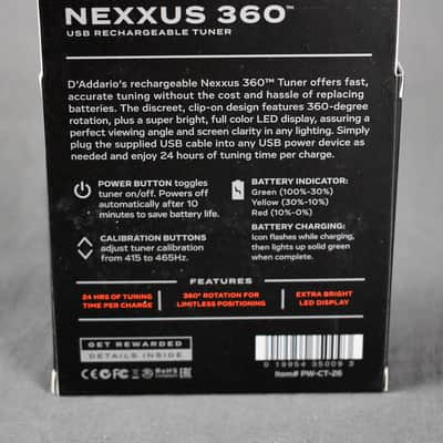 D'Addario Nexxus 360 Rechargeable Tuner image 3