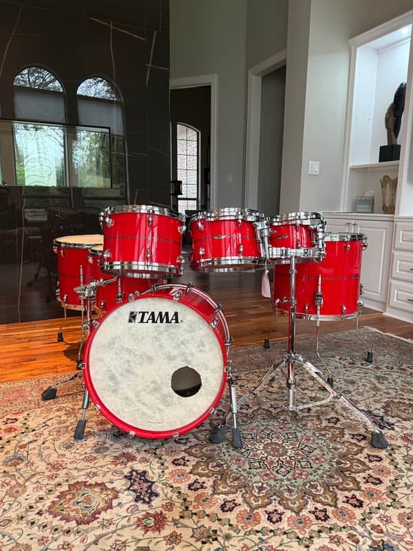 Tama Star Bubinga 7 Piece Kit. Solid Candy Red image 1