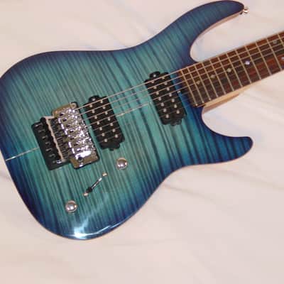 Brian Moore C-90-7 7 string USA Custom Shop Electric Guitar Chlorine-burst image 5