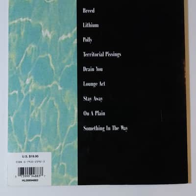 NIRVANA Nevermind Songbook Sheet Music: Guitar Recorded Versions (Hal Leonard Publishing Corp, 1993) image 2
