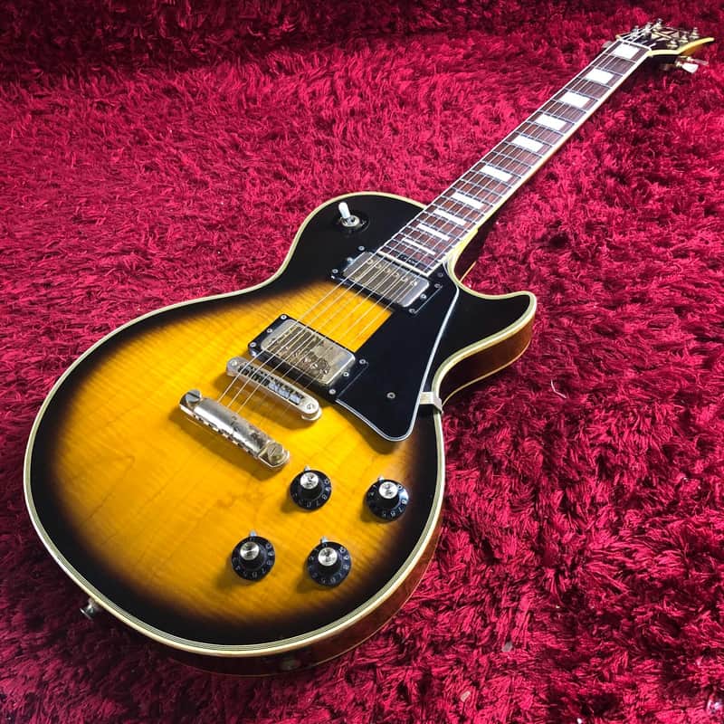 Electric Guitar Les Paul Custom Aria Pro 2 LC-500 Sunburst Japan
