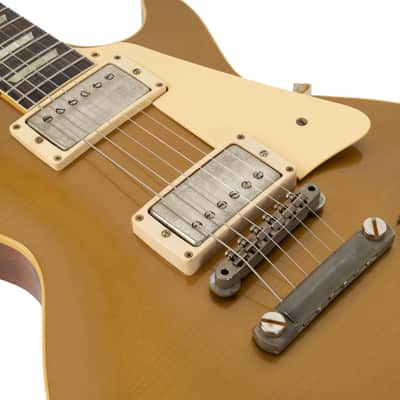 Gibson Custom 1957 Les Paul Goldtop Reissue Ultra Light Aged - Double Gold image 8