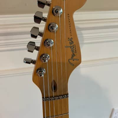 Fender Partscaster: American Deluxe Stratocaster & Strat Plus Deluxe - Cherry Sunburst image 13