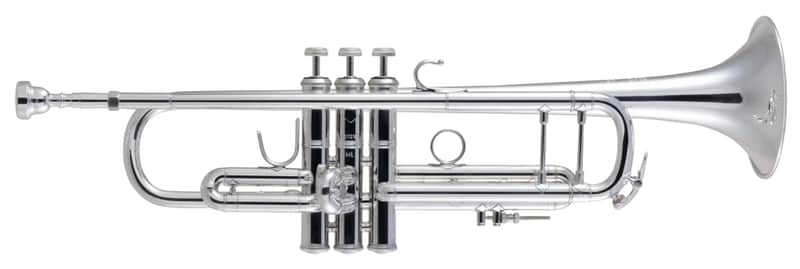 Bach Stradivarius 190S-37 Professional Silver Bb Trumpet Outfit image 1