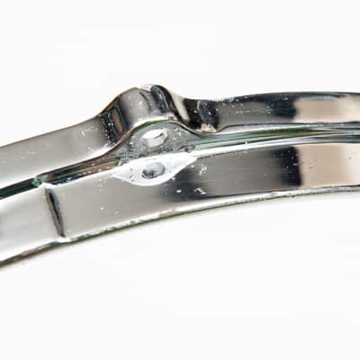 Tama Star-Cast 14" 8-lug snare side hoop 1990-2000 - Chrome image 6