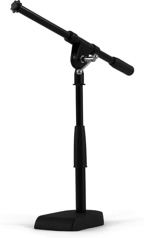 Nomad Desktop Telescoping Microphone Stand, Black (NMS-6163) also for bass drum image 1